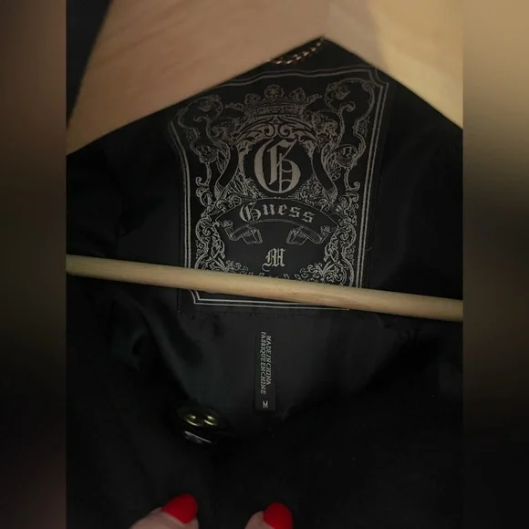 Guess Black Wool Coat - Picture 4 of 5